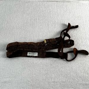 Dana Eckert Suspenders Men Formalwear Leather Old Time Classic Fabric Adjustable